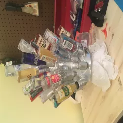 Airplane Liquor Bottle Christmas Tree