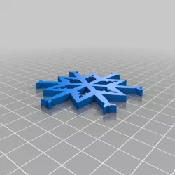 Airplane Snowflakes