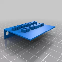Anycubic I3 Mega Name Plate