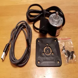 Arcade spinner mounting plate/template