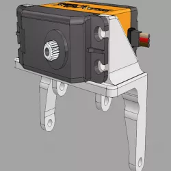 Axial AR44 Axle Servo Mount