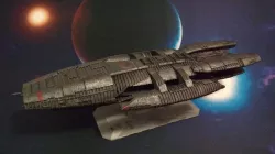 Battlestar galactica starship battle big ships