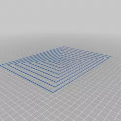 Bed calibration pattern for ANYCUBIC I3 MEGA