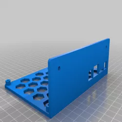 Bigtree Tech SKR 1.1 pro mount for Anycubic Kossel Linear Plus (and other 2020 Extrusion based oprinters)