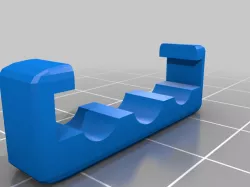 Bike Triple Cable Clip