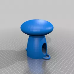 Birdhouse round - easy to print