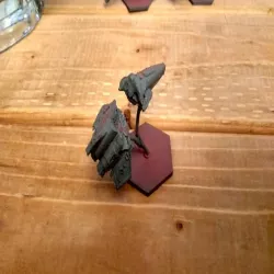 BSG Starship battle wrecks