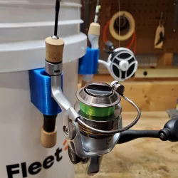 Bucket Ice Fishing Rod Holder