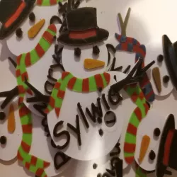 Christmas holiday gift tag ornament 2020  multicolor by 1 extruder