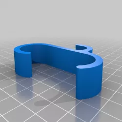 Customized Bathroom Radiator Hook (rounded)