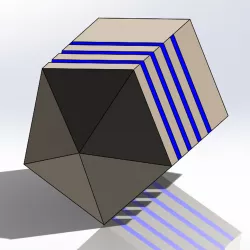 D5 : CRYSTAL Pentagonal Dice