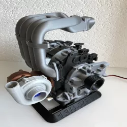 Display Stand For Mazda RX7 Wankel Rotary Engine 13B-REW by ericthepoolboy  
