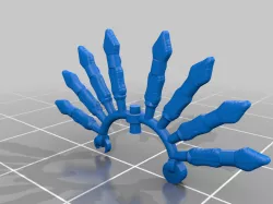 elder headdress & extra hand/fan