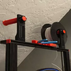 Ender 3 / 2020 - Stock Mount & Filament Holder Replica