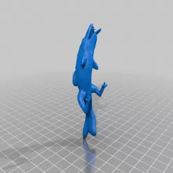 Fish frog creature