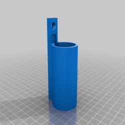 Flashlight wall mount holder