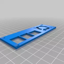 Front Case (Raspberry Pi 4) for AiO Ender 3 Octoprint Set Up with Power and Light Remote Control