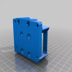 HI-flow Extruder-Head For ANYCUBIC i3 MEGA 40 x 40 x 11mm heat-sink fan version.