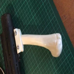 Human bone (humerus) airsoft foregrip