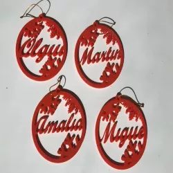 Leteros personalizados Migue, Amalia, Martin y Olgui