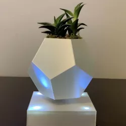 Levitating Planter with LEDs