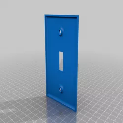 Light switch plate