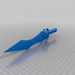 Mandalorian Vibro Blade Dagger 26