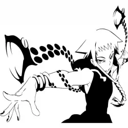 Medusa Gorgon stencil