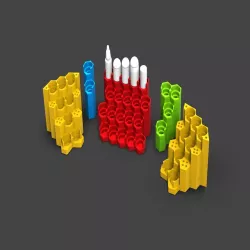 Modular Citadel/Vallejo Paint Rack