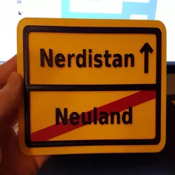 Nerdistan - Nerd Ortstafel (c't uplink)