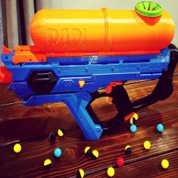 Nerf Perses Super Soaker-Style Hopper