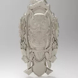 Owl shield for CNC