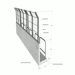 Pitlane fence - 1/10 RC