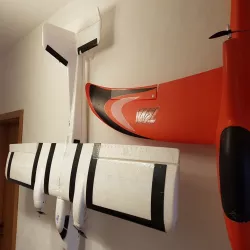 RC plane wall mount Multiplex Twinstar