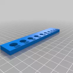 Screw size identifier. M2 - M11