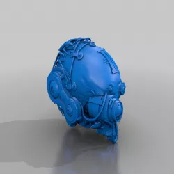 skull servitor - cosplay scale - trophy