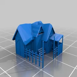 small farmhouse - bretonnian - terrain