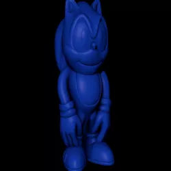 Sonic the Hedgehog (Easy print no support)