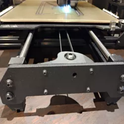 Taz Pro Y Idler and Belt Clamp Design for 3D Printed Idler compatible with GT2/GT3 belts (No Machined Idler required)