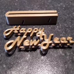Tie pin (dasspeld) Happy New Year