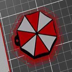 Umbrella Corp Keychain