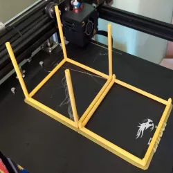 Wired cube model