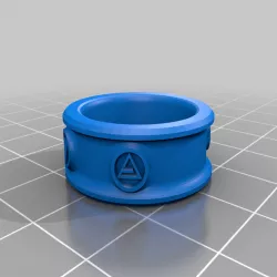 Witcher Sign ring size 10.5 v2