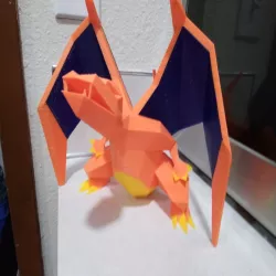 006 Charizard Dual Low-Poly