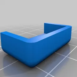 3/4 Inch brass Hinge Cover for IKEA Lack Doors