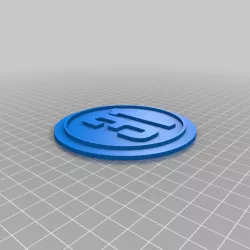 31 Recordings Logo Coaster