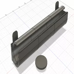 3d printed kitchen roll holder