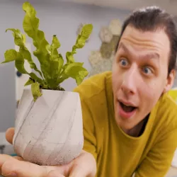 3D printed mold for planter