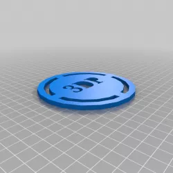 3DP Target Coaster