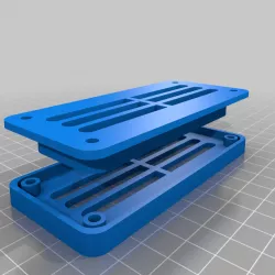 90x30mm enclosure carbon filtered intake vent for 1/4" panel